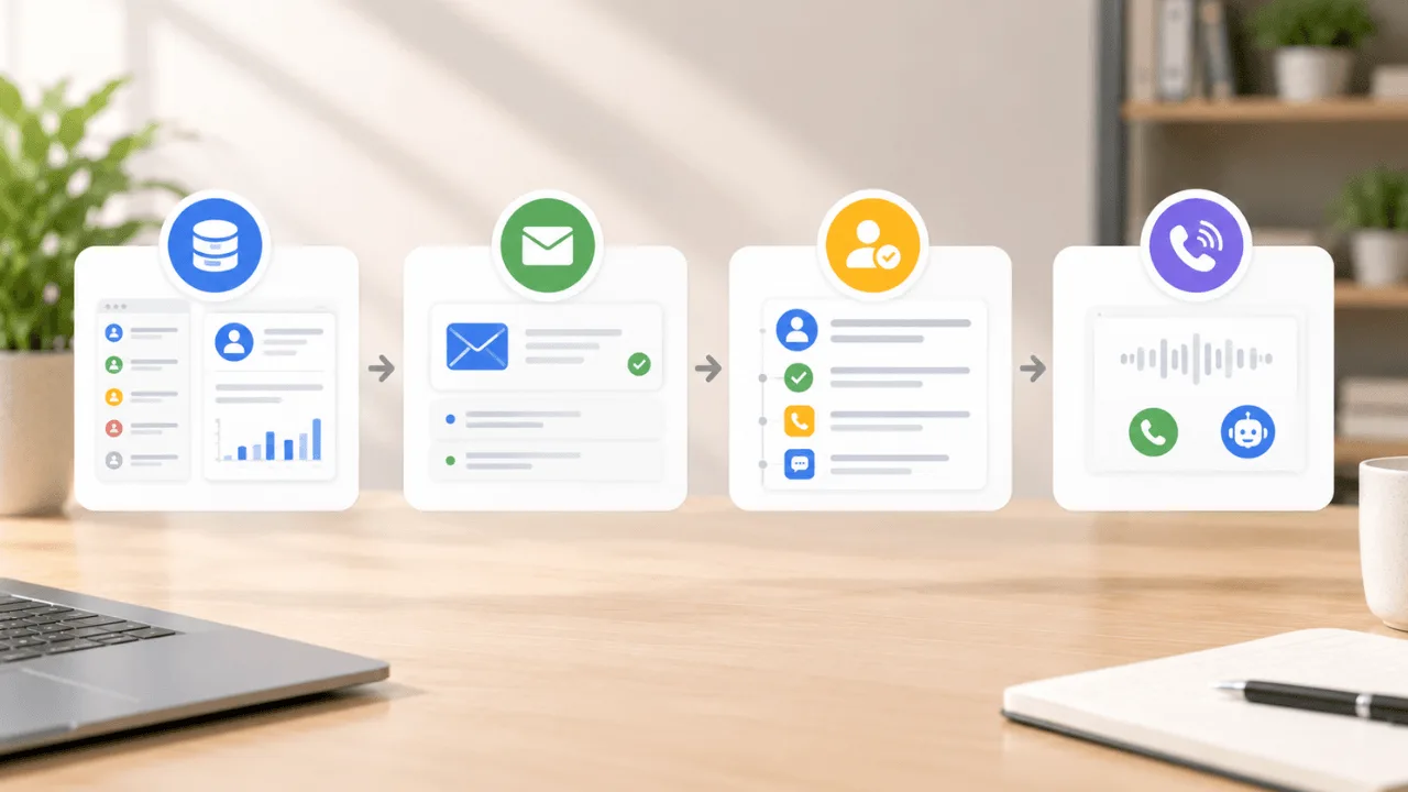 Cztery etapy wdrożenia automatyzacji marketingu od jednego CRM do integracji voicebota