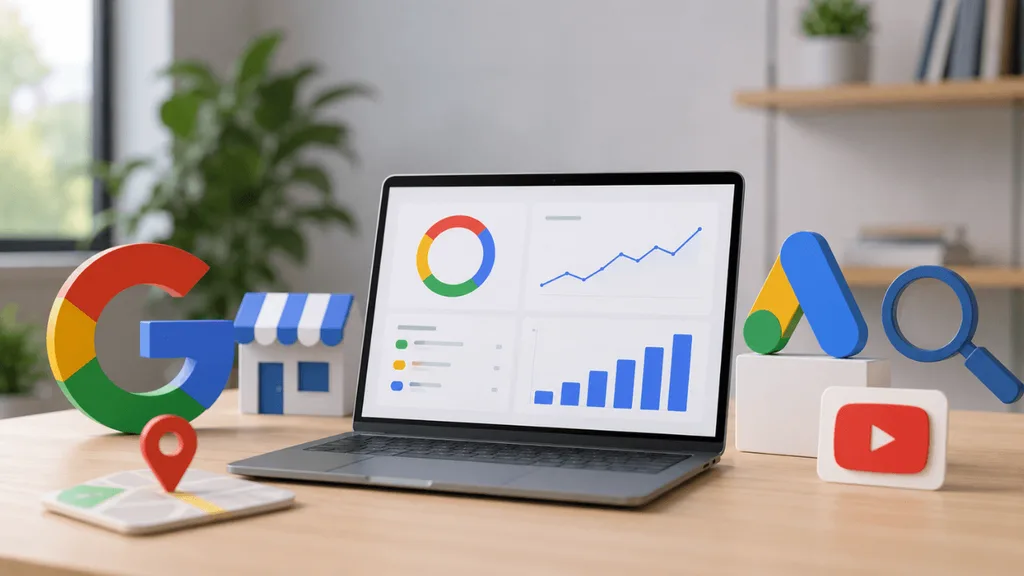 Plan marketingowy dla małej firmy oparty na Google